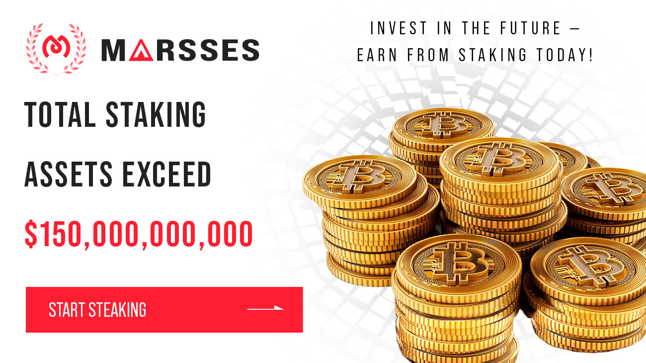 The total value of assets in staking exceeds $150,000,000,000